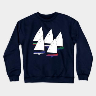 Sanderling Sailboats Racing Crewneck Sweatshirt